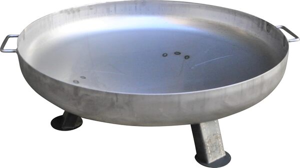 Brasero Ø 80 cm en acier de 2,5 mm pour jardin, balcon et terrasse, brasero et tonneau à feu, grand foyer pour le jardin