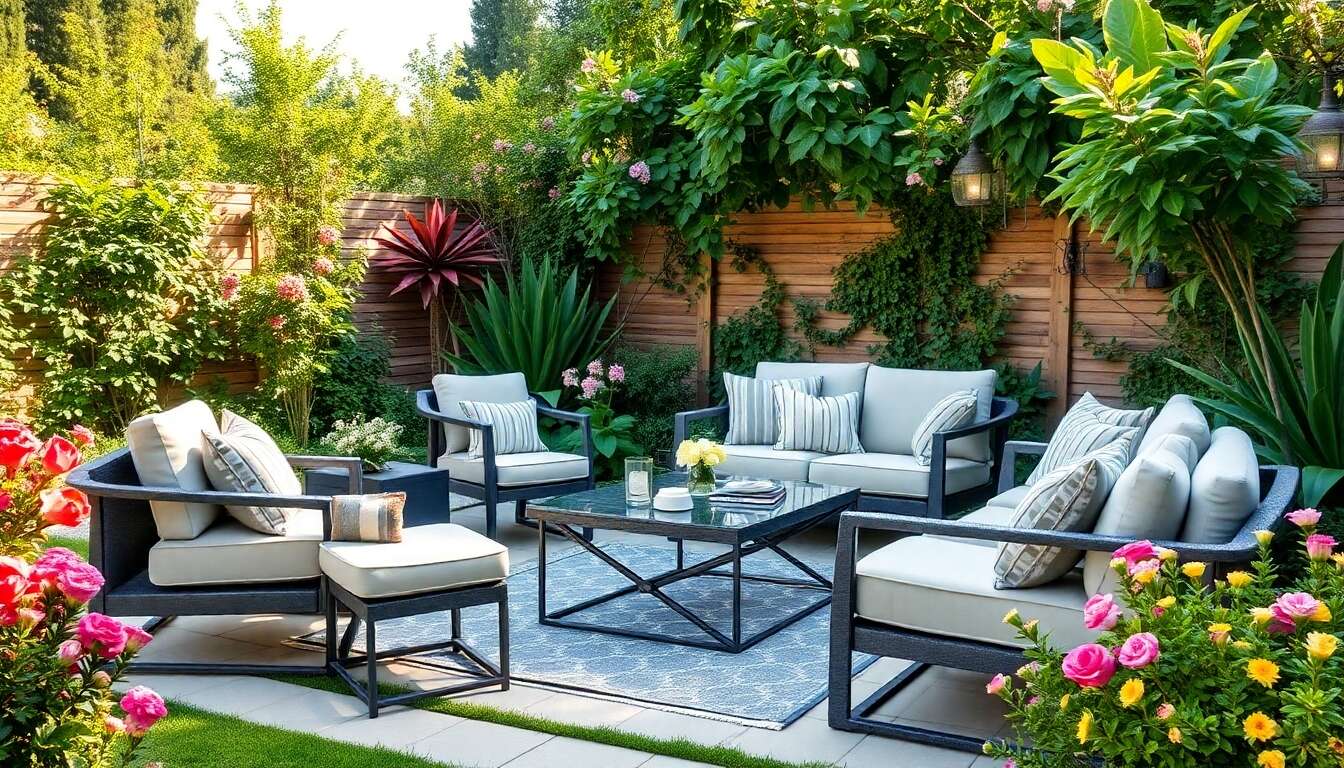 Aménager son espace : idées pour un mobilier de jardin fonctionnel