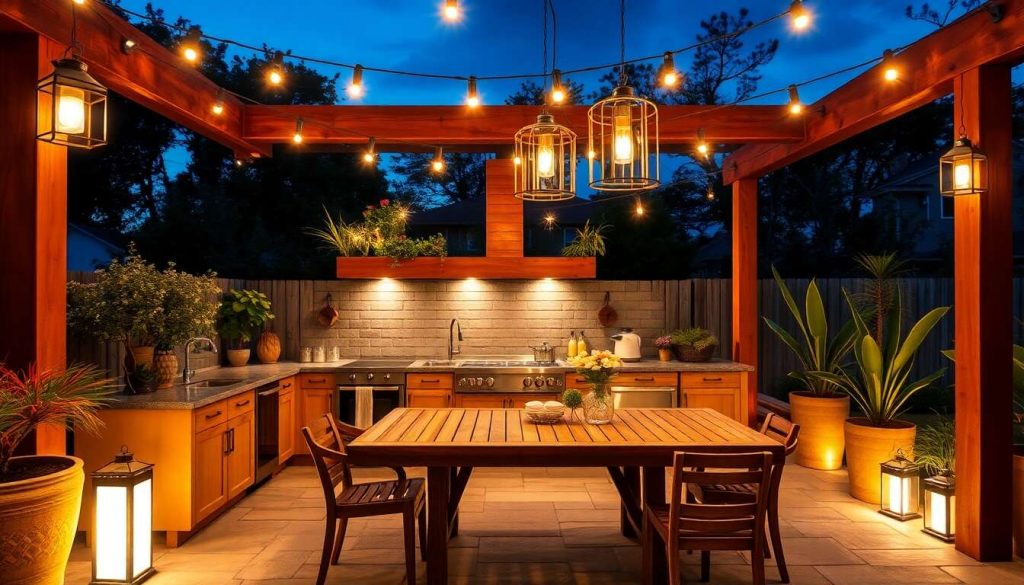 Guide des luminaires pour une cuisine extérieure réussie