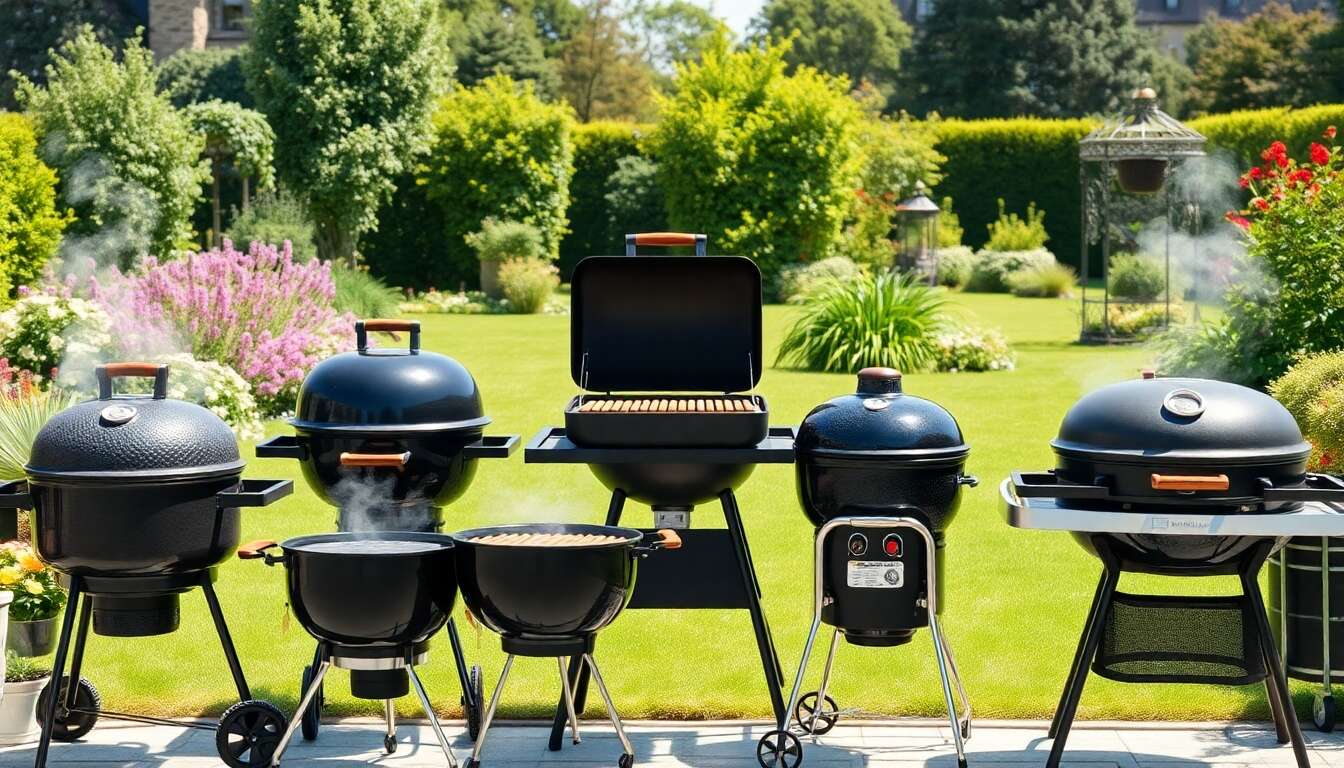 Les diff&eacute;rents types de barbecues au charbon