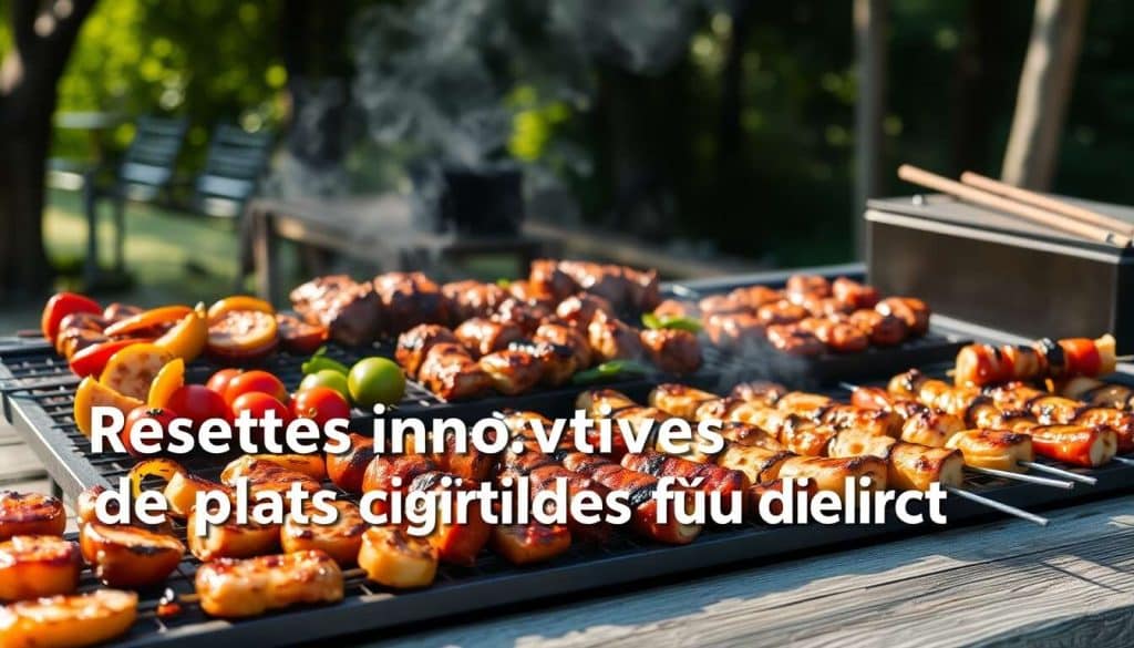 Recettes innovantes de plats grillés sur feu direct