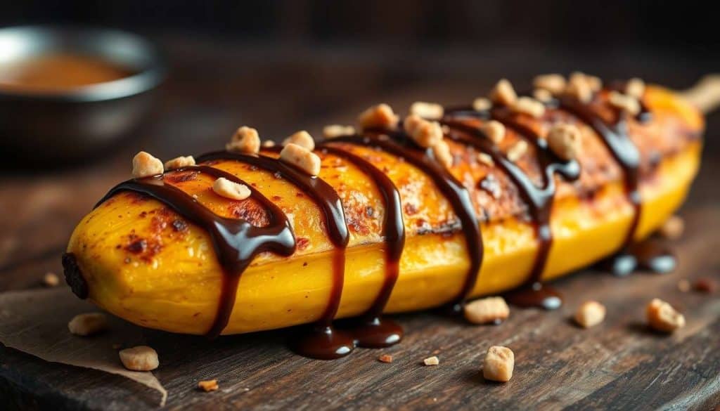 Banane grillée au chocolat : dessert irrésistible au barbecue