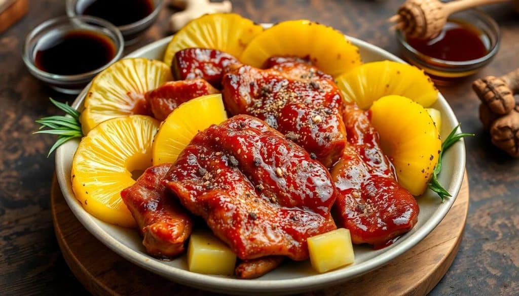 Porc à l'Ananas : recette de Barbecue Exotique