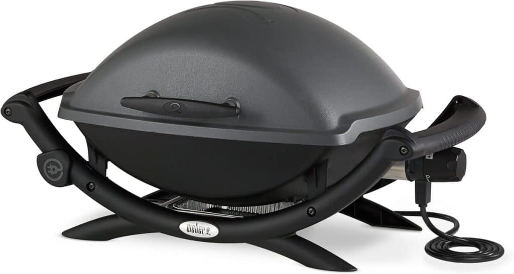 Test : barbecue électrique Weber Q2400 avec support et tablettes
