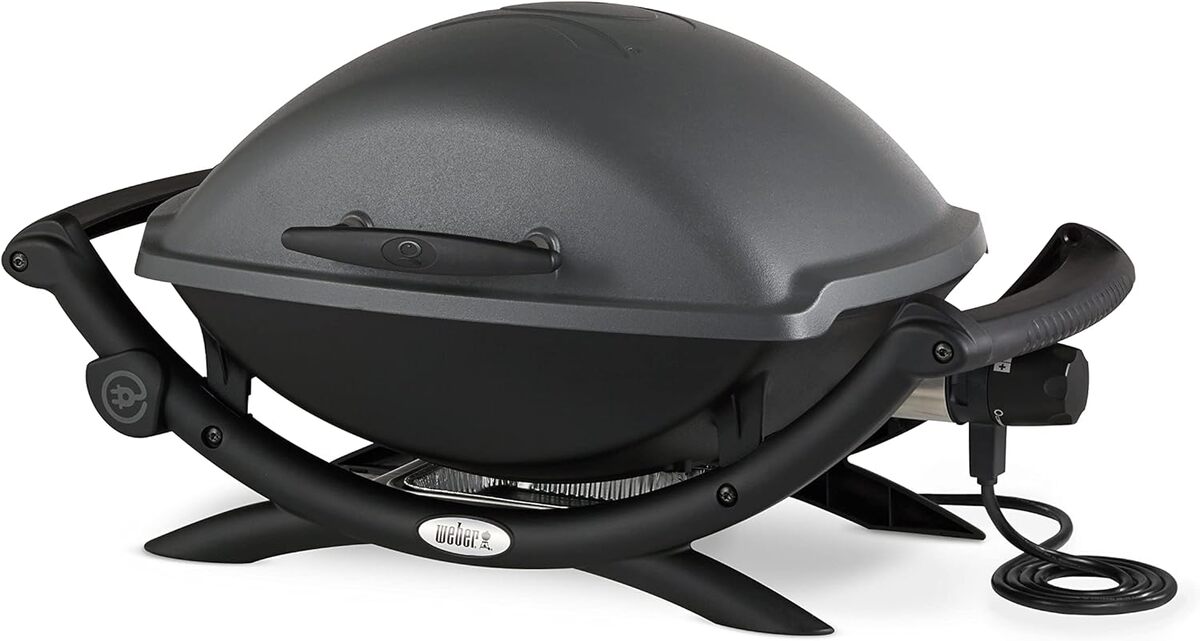 Test : barbecue électrique Weber Q2400 avec support et tablettes