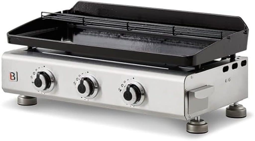 Test brasero plancha Silvia IIG inox 3 feux 7, 5kW