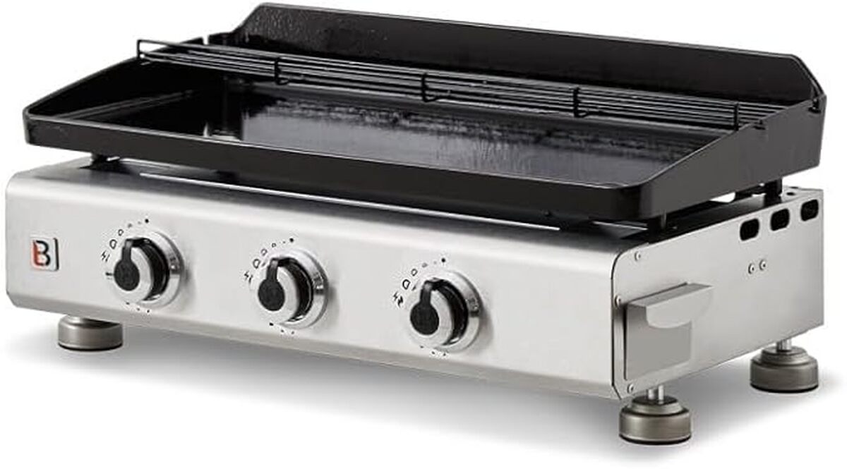Test brasero plancha Silvia IIG inox 3 feux 7, 5kW