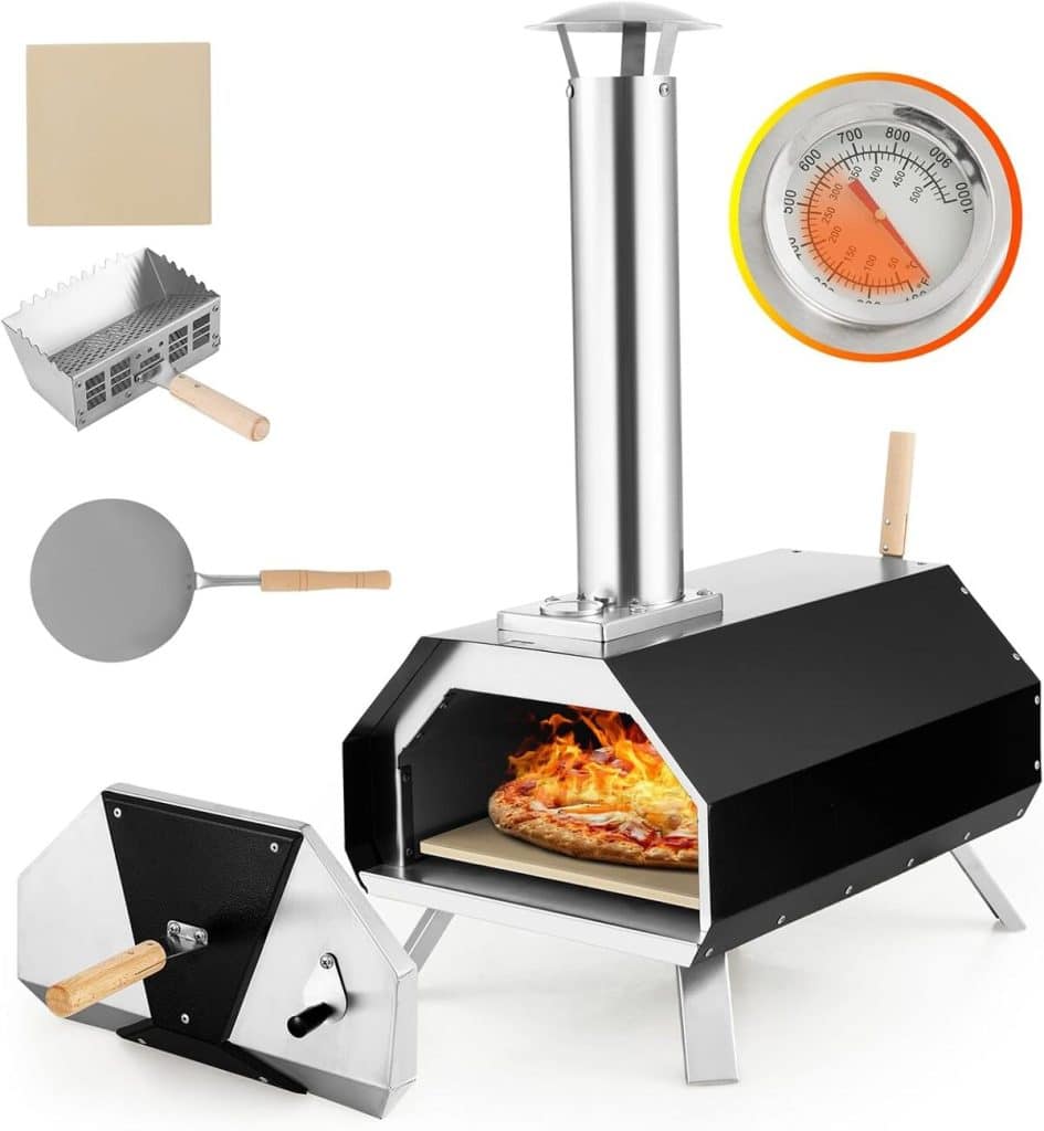 Test four à pizza GYMAX : l'indispensable pour vos soirées en plein air