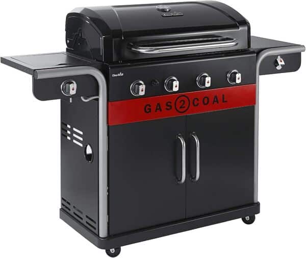 Char-Broil Gas2Coal 440 - Barbecue à gaz, couleur : noir