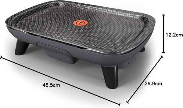 Tefal Plancha Des Saveurs Plancha électrique, 2400 W, Revêtement antiadhésif Titanium Force, Technologie Thermo-Spot, Thermostat réglable, Plaque amovible, Compatible lave-vaisselle YY4570FB