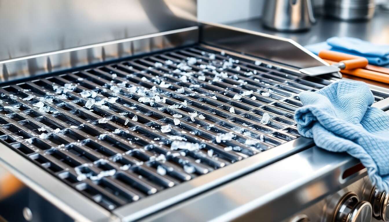 Adopter la m&eacute;thode de nettoyage &agrave; froid pour sa plancha