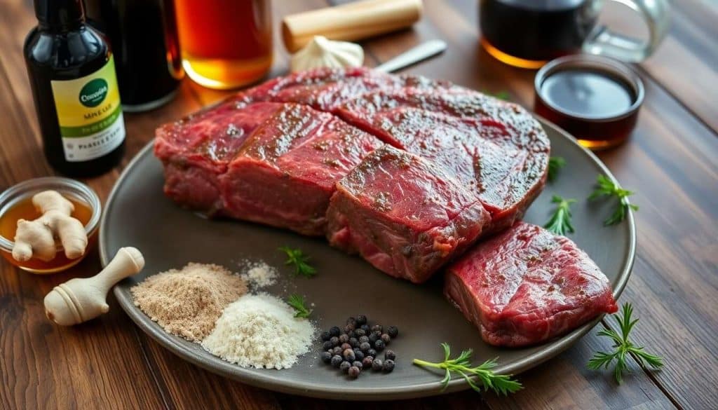 Viande de bœuf marinée : secrets d’une cuisson parfaite au barbecue