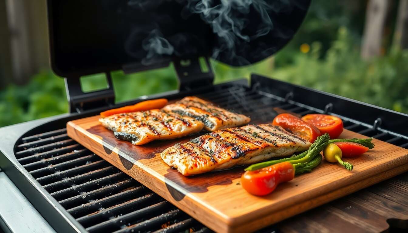 Techniques de fumage sur planche au barbecue