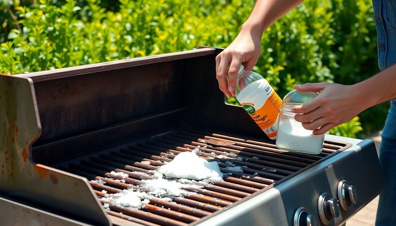 Solutions naturelles pour des grilles tr&egrave;s sales