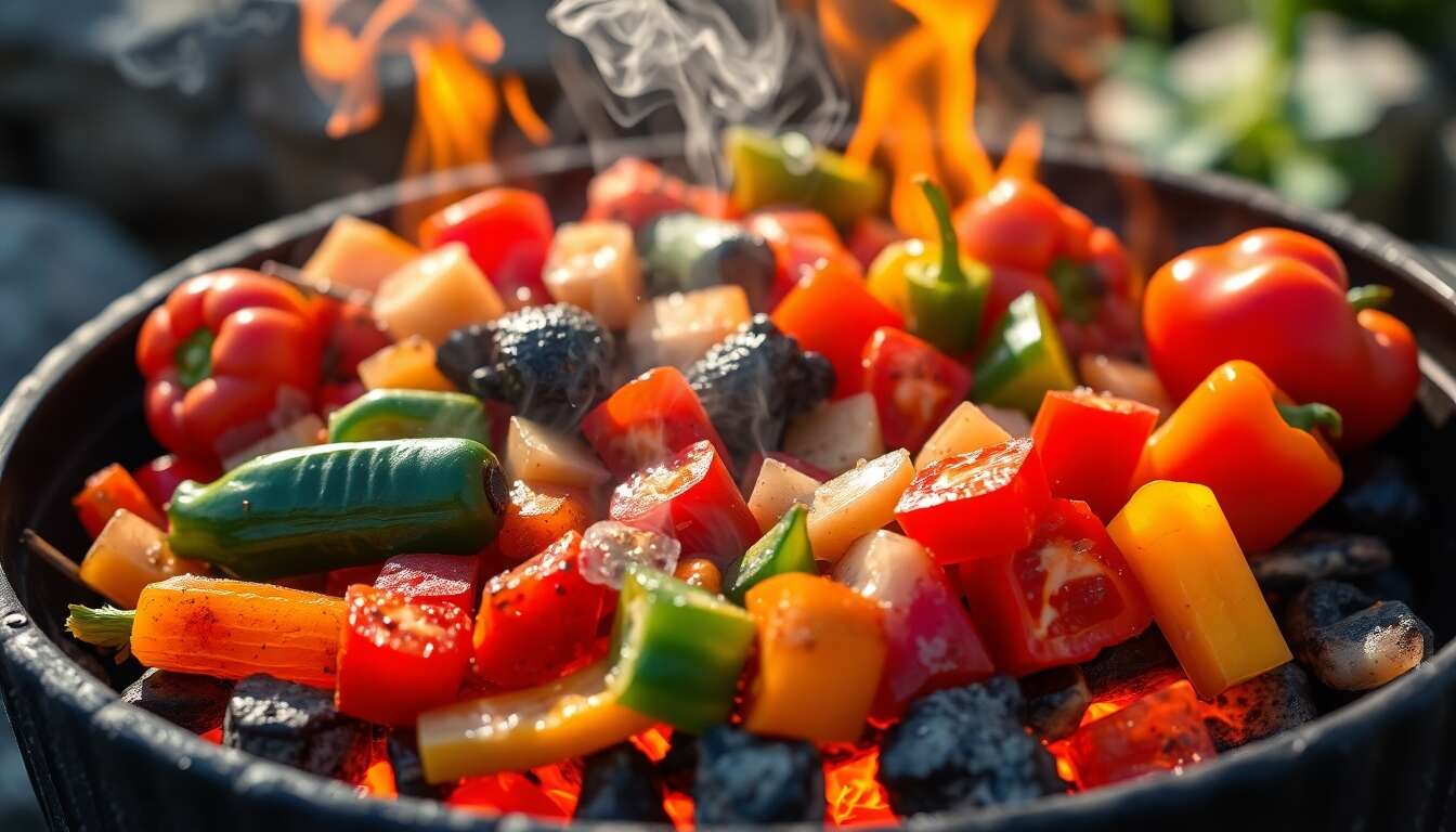 Maîtriser la cuisson des légumes au brasero Maîtriser la cuisson des légumes au brasero