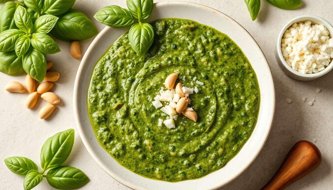 Recette de Sauce Pesto Maison pour Barbecue