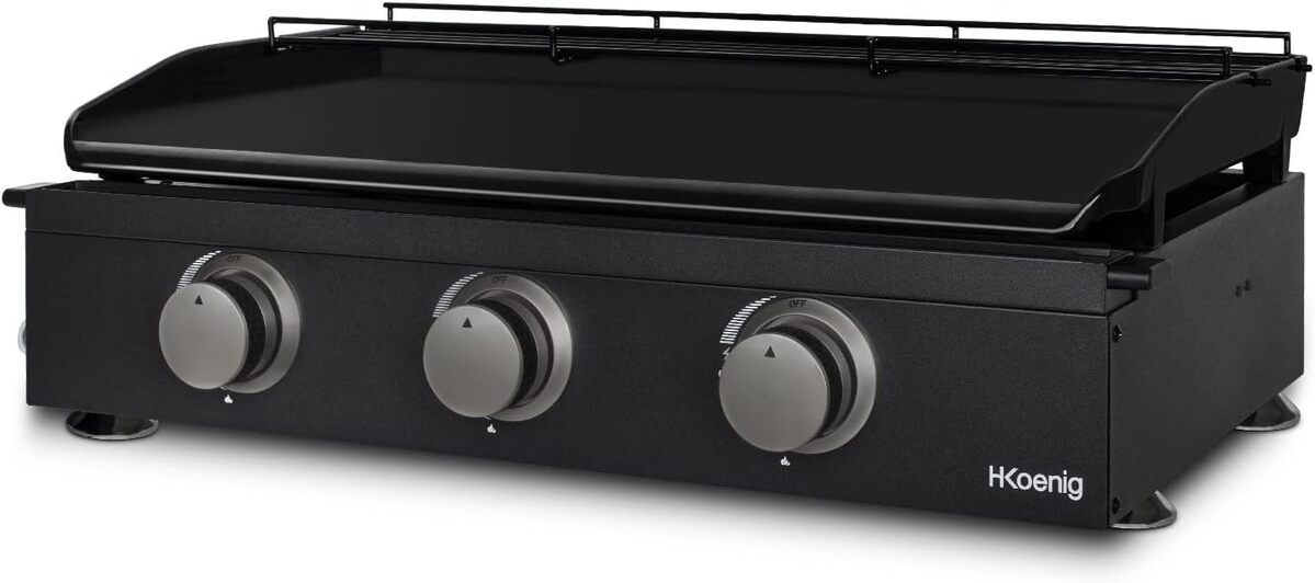 Test de la plancha H.Koenig PLX1032 à gaz : puissance et précision