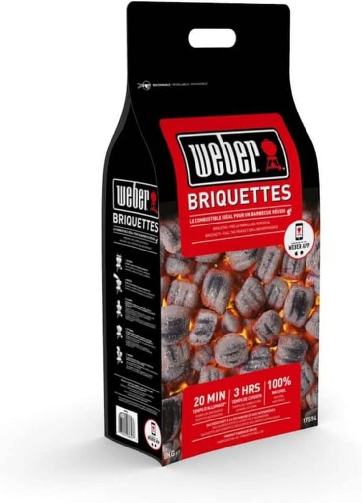 Test des briquettes Weber 17594 : sac de 8 kg pour barbecue