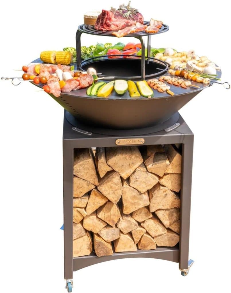 Test du brasero Fiesta : un barbecue plancha pratique en extérieur