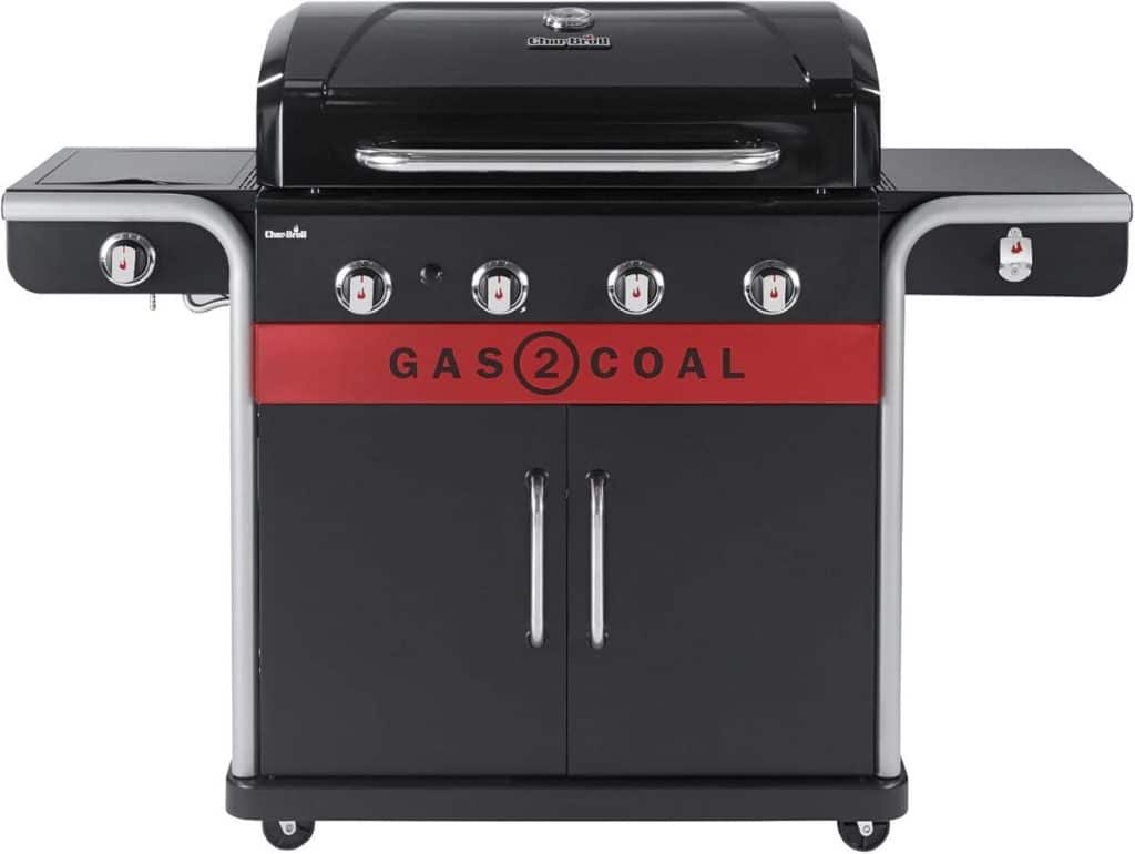 Test du Char-Broil Gas2Coal 440 - Barbecue hybride noir