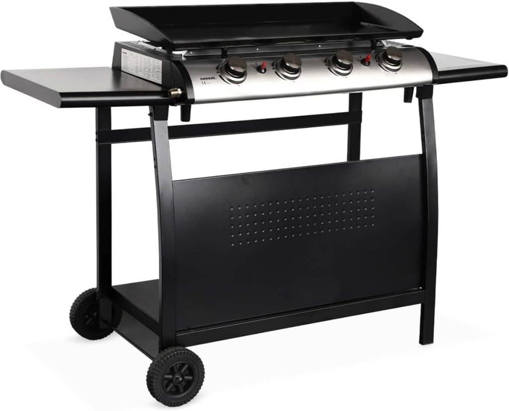 Test : plancha au gaz Alice's Garden Porthos 10kW 4 brûleurs