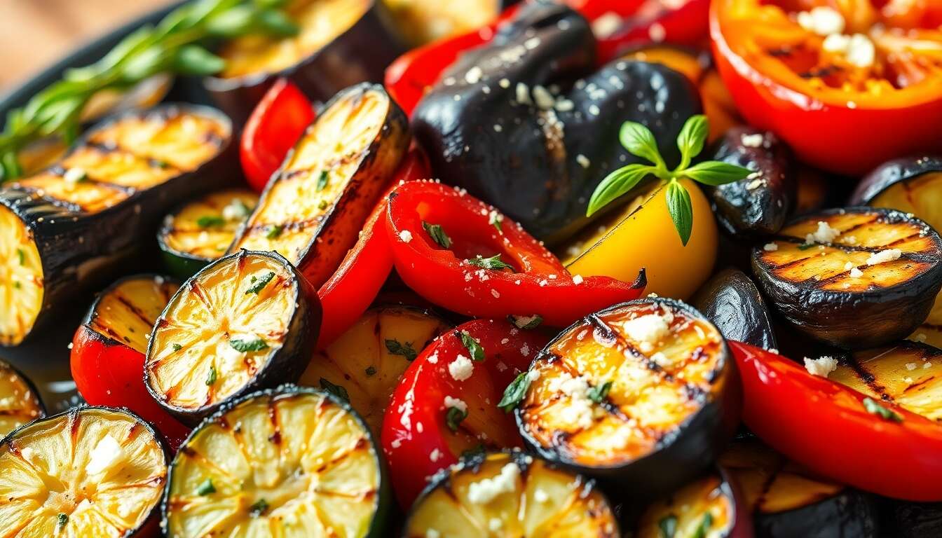 Recettes estivales : légumes grillés au barbecue