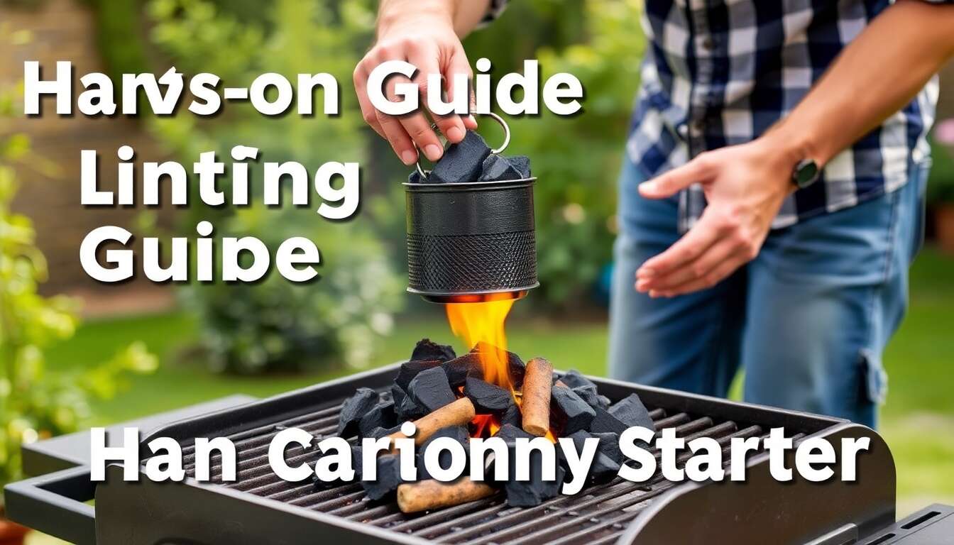 Allumer le barbecue avec une chemin&eacute;e d'allumage