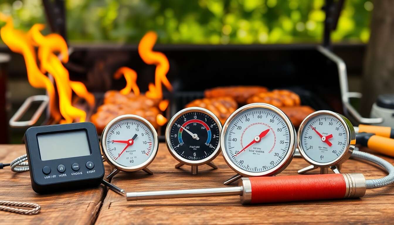 Les diff&eacute;rents types de thermom&egrave;tres de barbecue