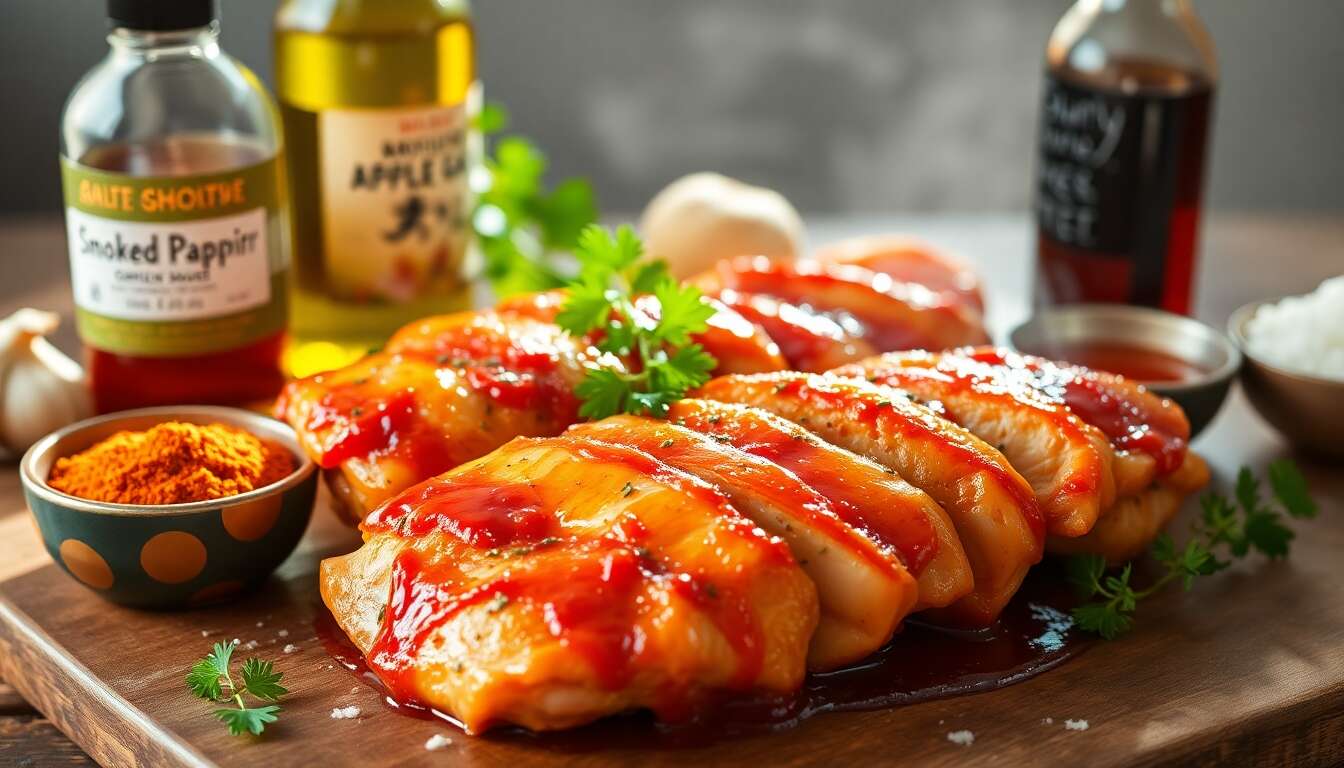 Poulet barbecue : marinade au paprika fumé