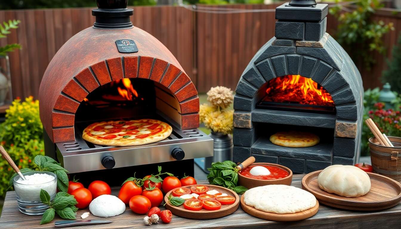 Les pierres &agrave; pizza : gaz vs charbon