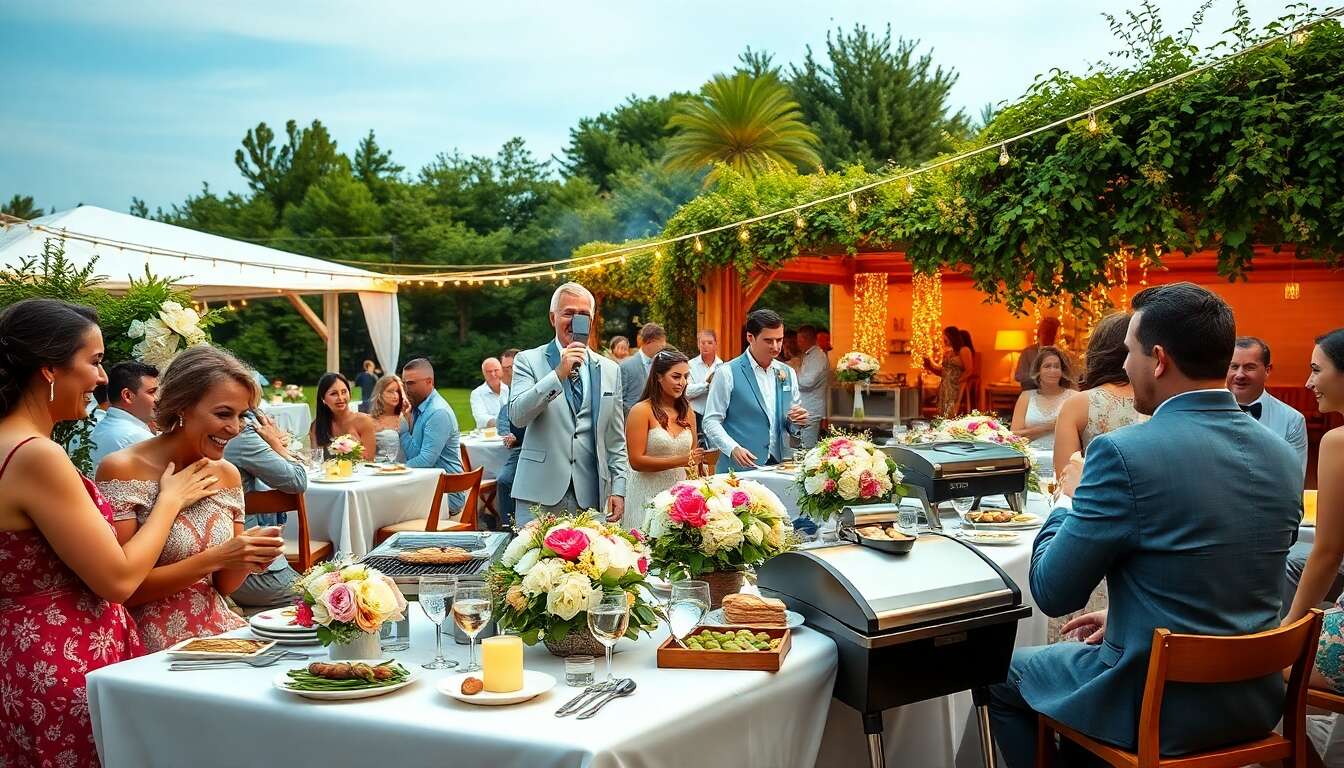 Les avantages d'un barbecue de mariage
