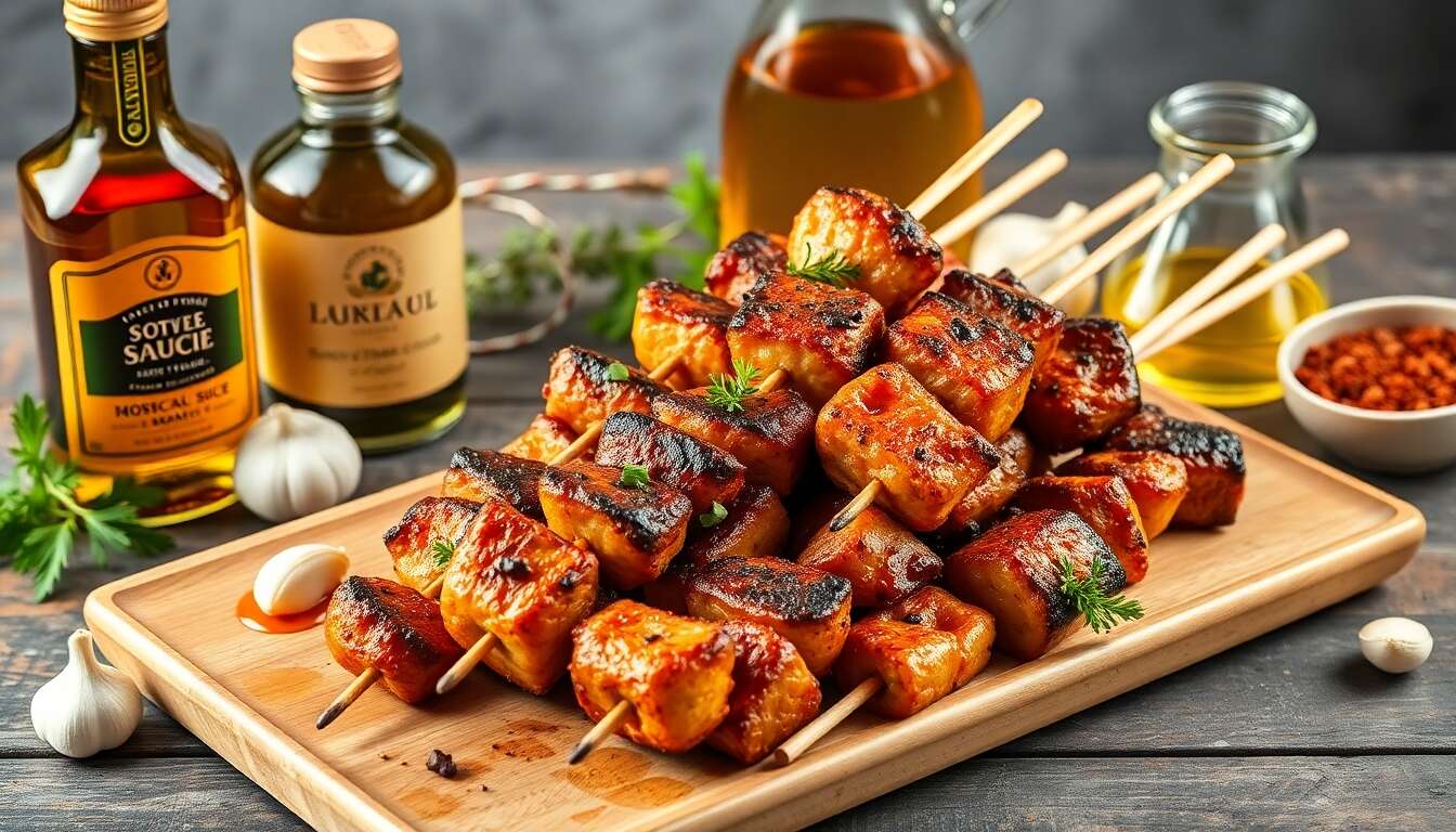 Recette Occitane : brochettes au Barbecue