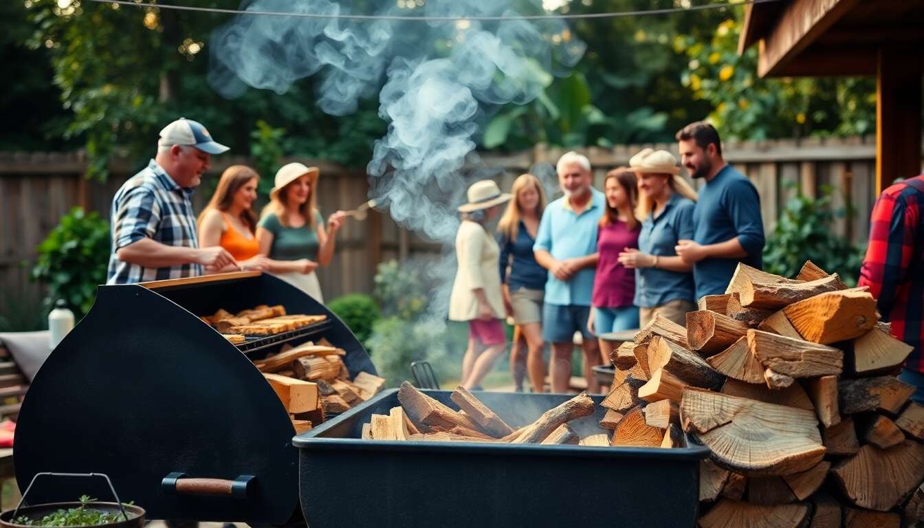 Les essences de bois adapt&eacute;es &agrave; la cuisson au barbecue