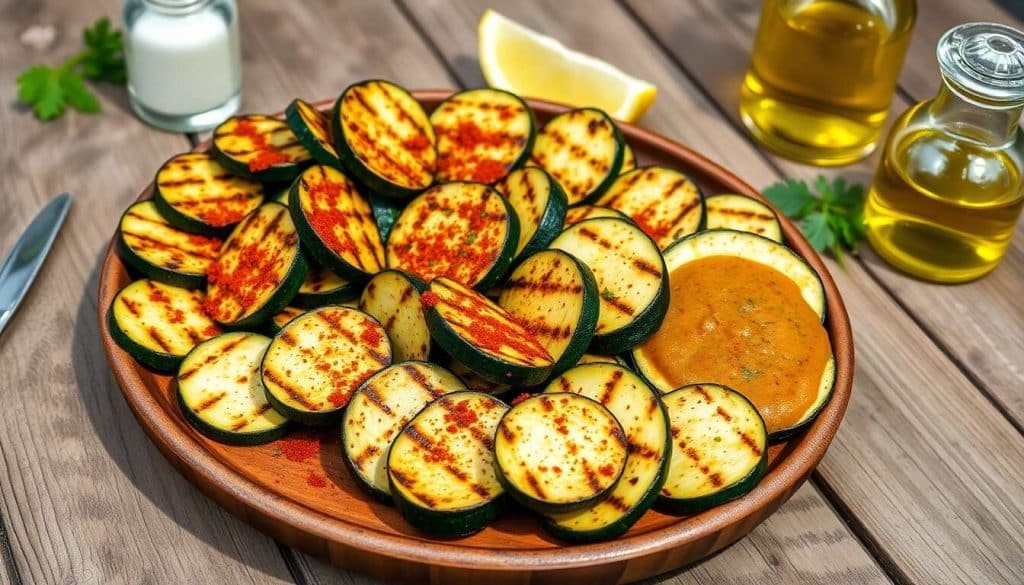 Courgettes grillées à la chermoula : une recette végétarienne savoureuse