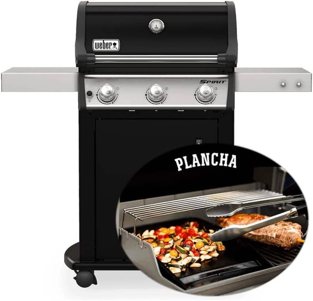 Test du barbecue à gaz Spirit E-315 Mix Gril et plancha Weber