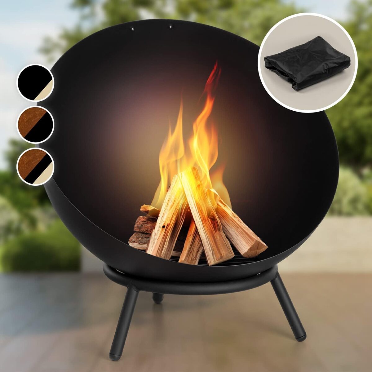 Test du brasero portable Blumfeldt avec grille BBQ