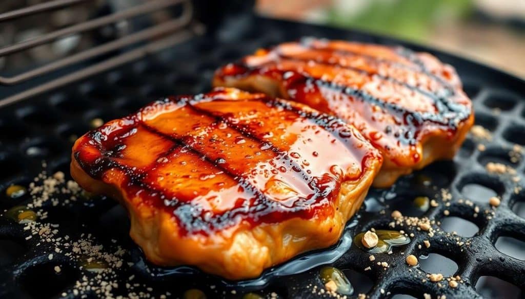 Côtes de Porc Marinées au Miel pour Barbecue