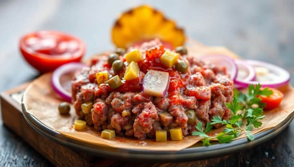 Tartare de bœuf grillé : une touche de barbecue sur le classique