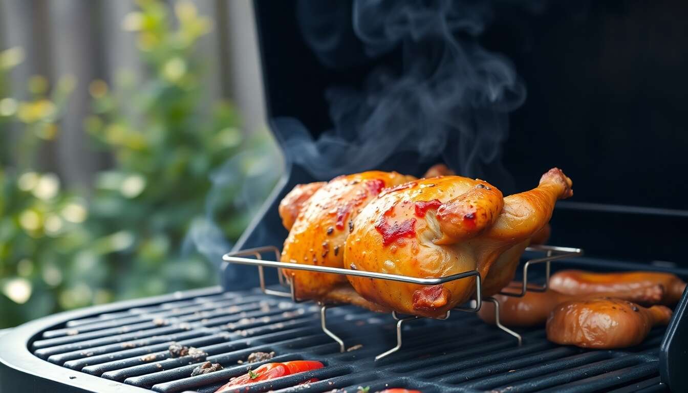 Comprendre l'importance du support &agrave; poulet pour barbecue