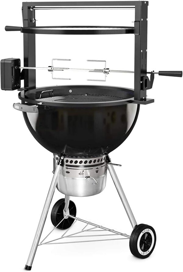 only fire Santa Maria Tournenroche/Rotissoire Kit pour Weber 57 cm Barbecue Charbon Bouilloire Grills