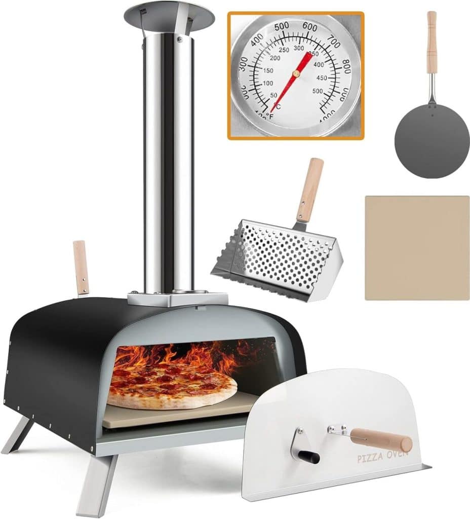 Test du four à pizza GYMAX extérieur : bois ou pellet, efficacité maximale