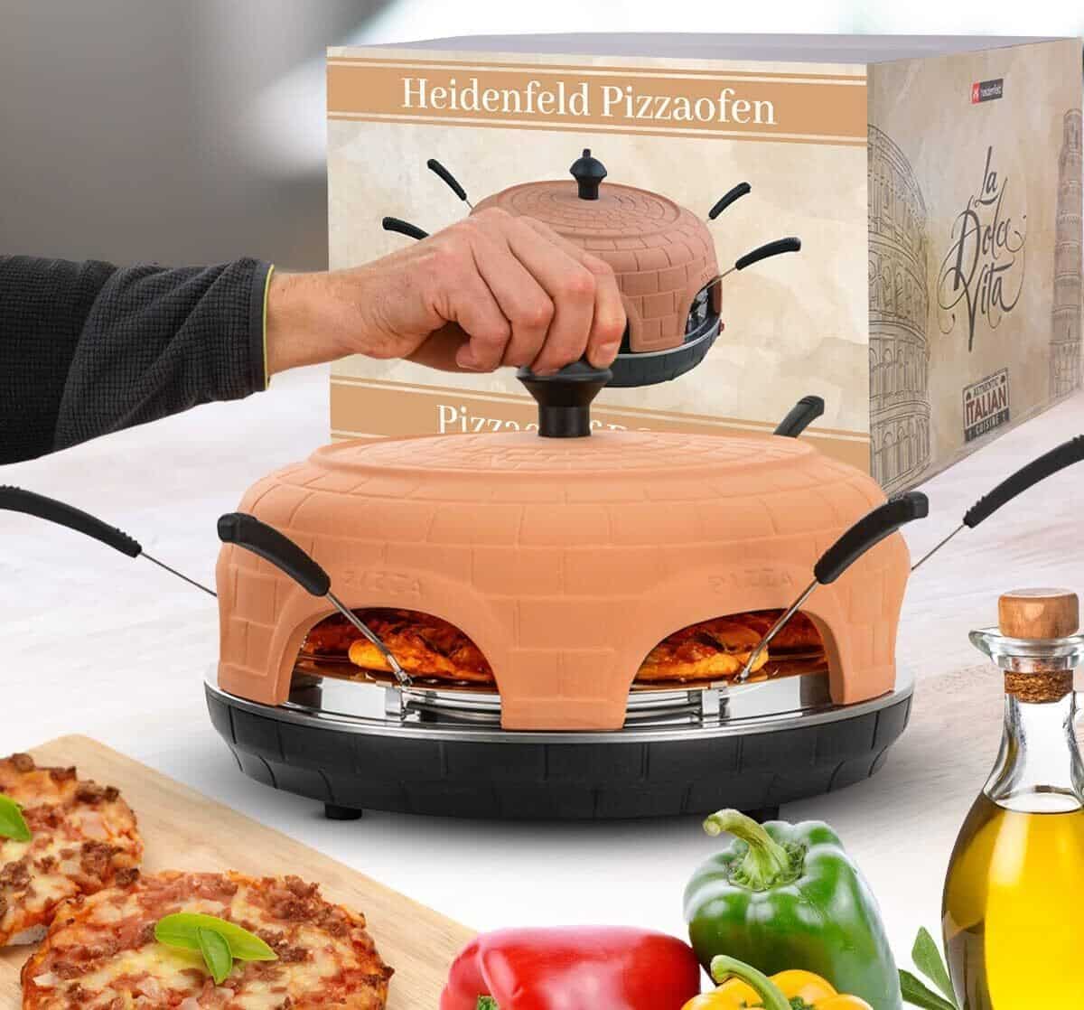 Test Heidenfeld Pizzachef : le four à pizza électrique parfait pour 6 personnes