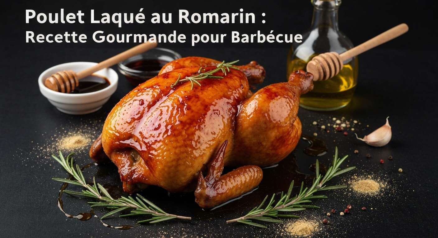 Poulet Laqué au Romarin : recette Gourmande pour Barbecue