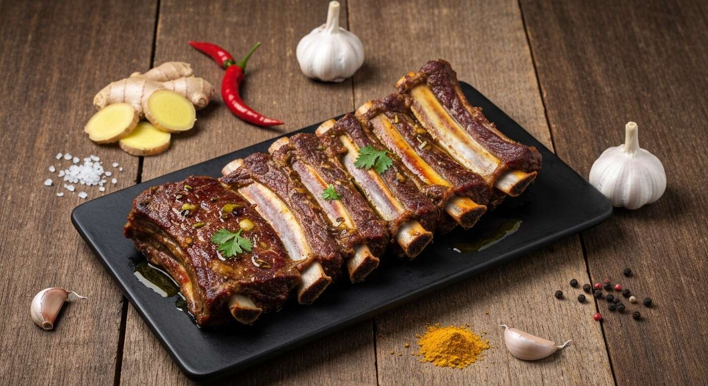 Côte de boeuf : touche épicée à l'indienne