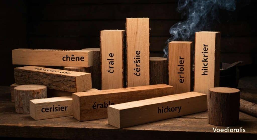 Quelle saveur de bois choisir pour le fumage ?