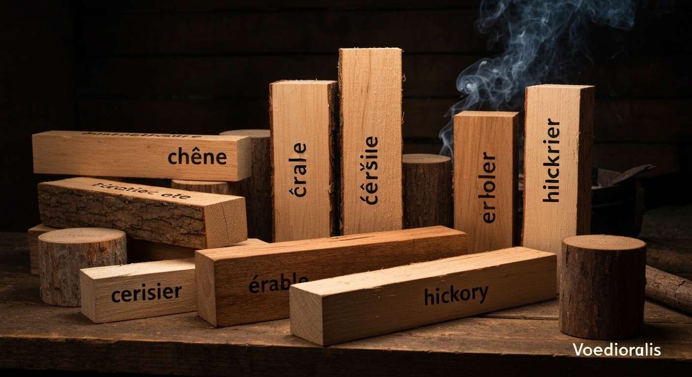 Quelle saveur de bois choisir pour le fumage ?