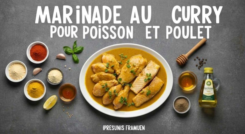 Marinade Au Curry Pour Poisson Et Poulet