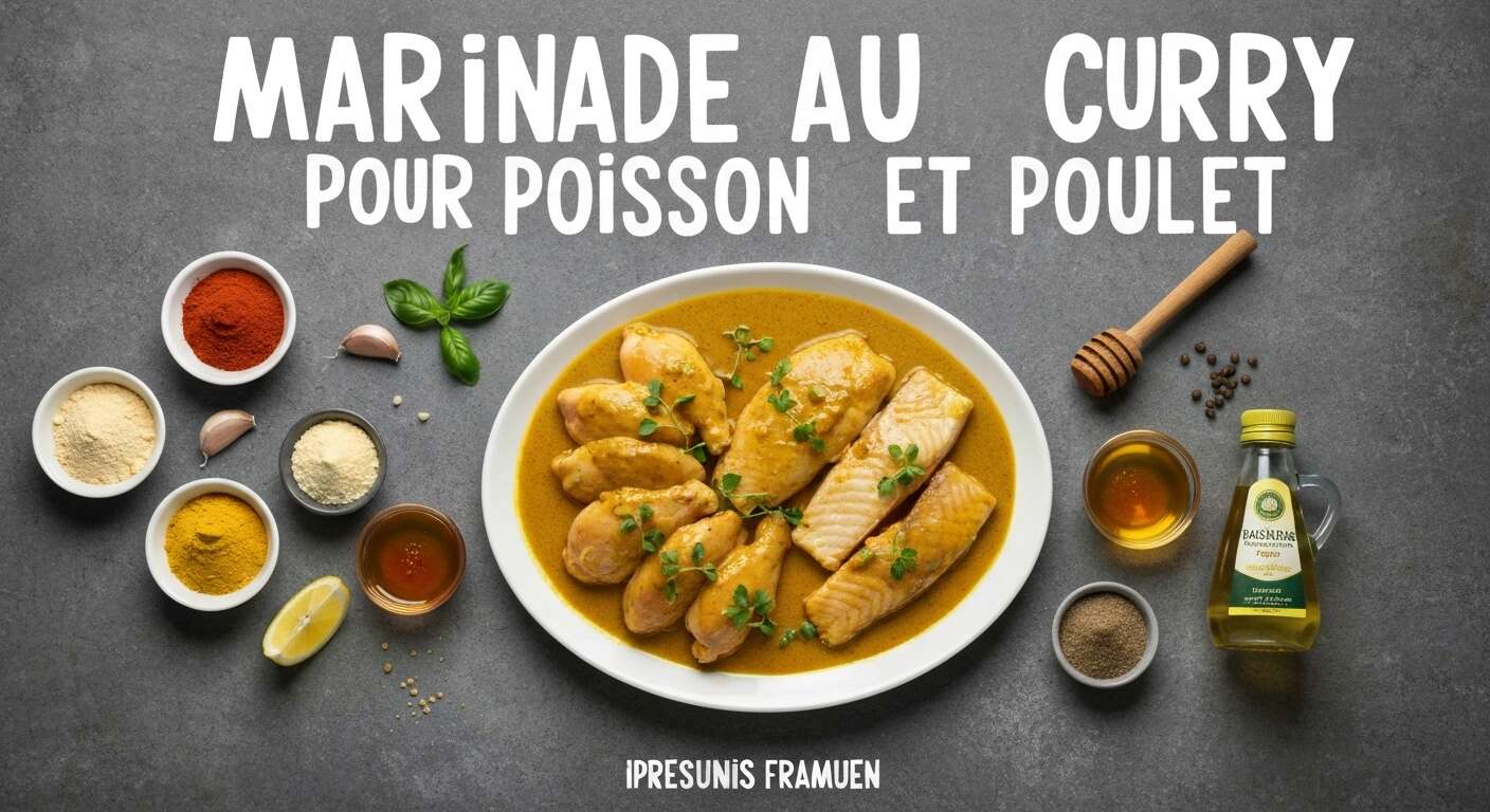 Marinade Au Curry Pour Poisson Et Poulet