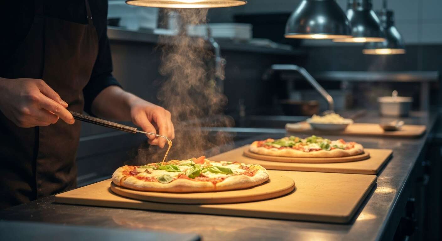 La pierre &agrave; pizza : une polyvalence insoup&ccedil;onn&eacute;e en cuisine