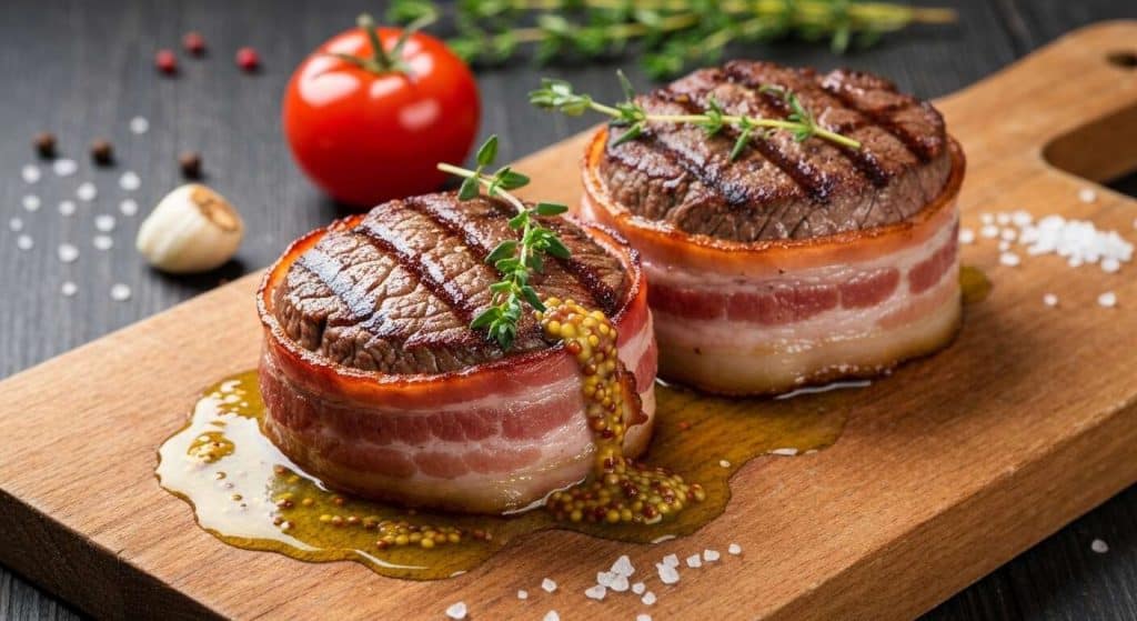 Filet de bœuf lardé : mariage parfait des saveurs grillées